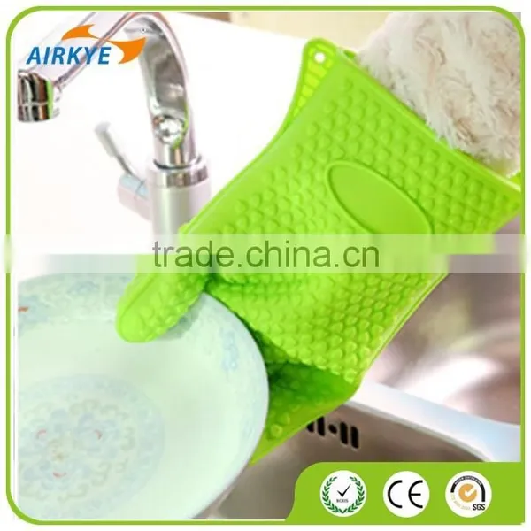 Kitchen Tool Heat Resistant Glove Oven Pot Holder Silicone Mitt Grip photo-4