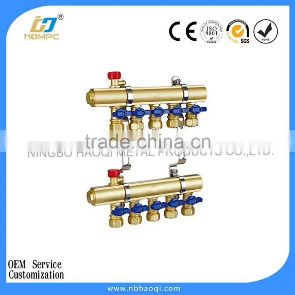 Brass Manifold for Underfloor Heating Central Heating Manifold