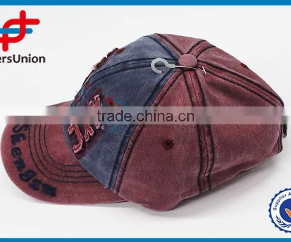 2017 New Product Best Seller Denim With Letter Applique and Embroidery Winter Cap photo-2