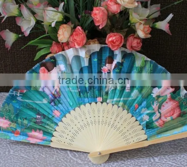 Bamboo Silk Ladies Fan photo-3
