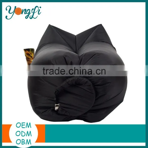 Wholesale Outdoor Camping Hiking Bed Portable Inflatable Nylon Lounger Adult Bear Air Sleeping Bag photo-2