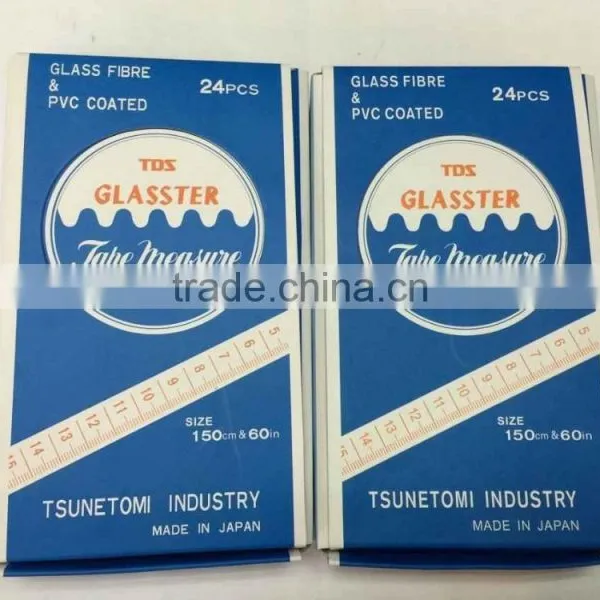 JAPAN MADE GLASSTER TAPE MEASURE ''TDS'' 150CM & 60'' RULER FOR TAILOR photo-6