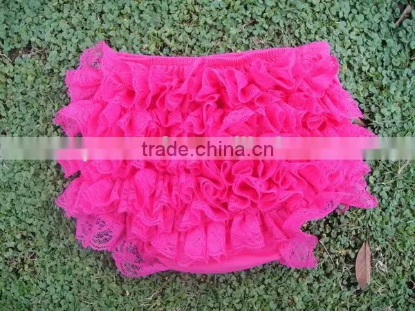 Lace Diaper Cover Baby Bloomers photo-2