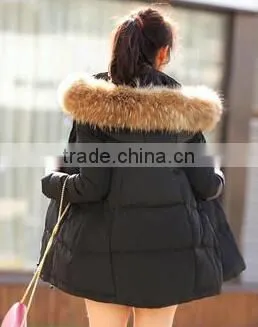 GZY Wholesale Pink Coat Fur Hood at Low Price photo-4