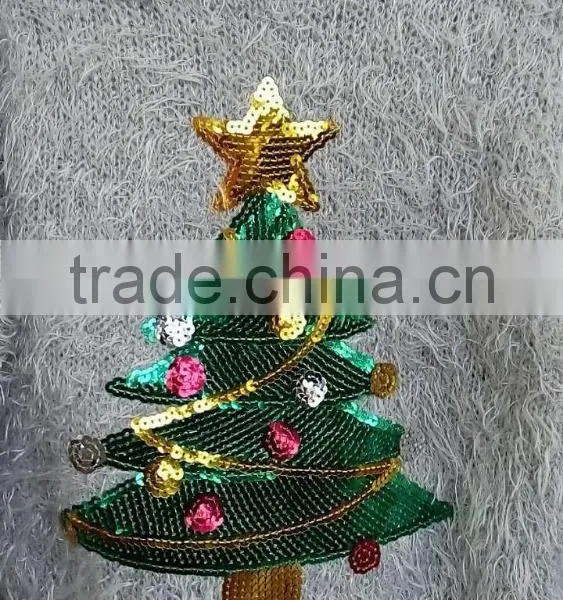 Kids Wholesale Eyelash Knit Christmas Sweater (KS0439) photo-2