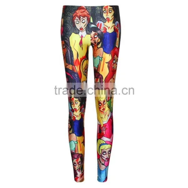 Manufacturer 2017 New Women Galaxy Cartoon Comic Leggings Hot Pants photo-2