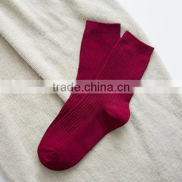 Zm33452a Bulk Wholesale Fahsion Socks Cheap Pure Color Women Cotton Socks photo-5