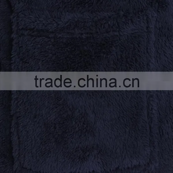 Long Sleeves Plain Warm Men Fleece Pyjamas photo-2