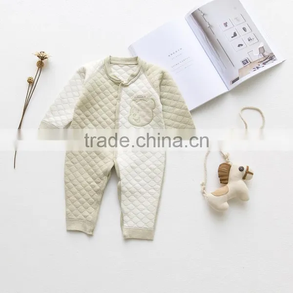 Spring Style Good Quality Soft Cotton Organic Baby Onesie photo-3