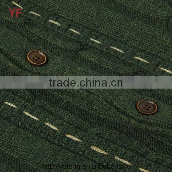 Hot Sale Buttons Fasten Long Sleeve Man Cardigan photo-5