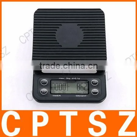Coffee With Electronic Said Timing Function Of High Precision Electronic Kitchen Baking Bar Gram Electronic Scale/Timer Drip Cof photo-2
