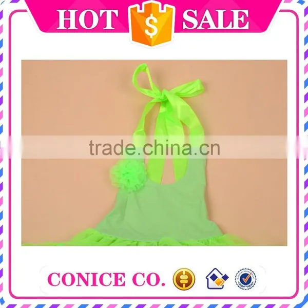 2015 New Design Hot Sale Fashion Bareback Dress for American Baby Girls Summer Tutu Dress photo-3