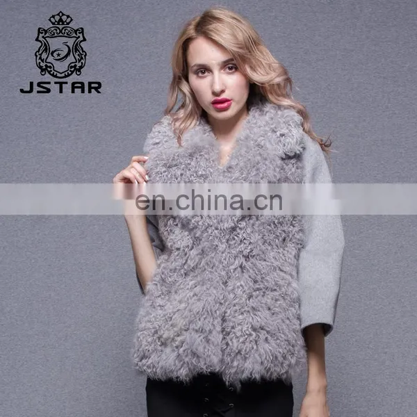Lamb's Lapel Cashmere Latest Design Coats Womens Wool Coat photo-5