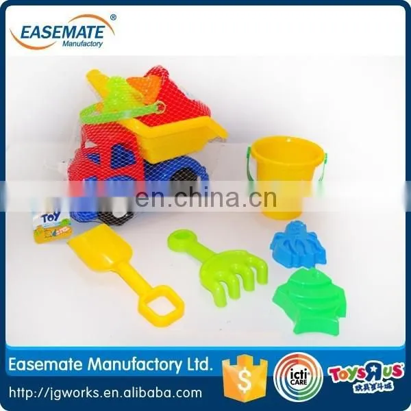 6 Pcs Hot Summer Kids Plastic Beach Truck 8pcs Pack Beach Toy