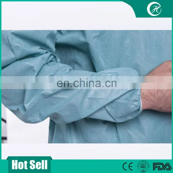 Protective SMS Isolation Coverall Disposable Medical Supply Scrub Suit Surgical Gown photo-4