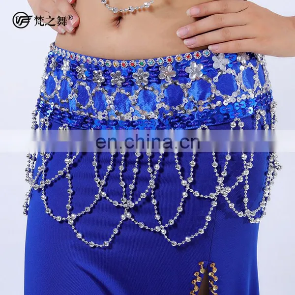 New Sequins Beading Tassel Elegant Belly Dance Costumes Outfit photo-5