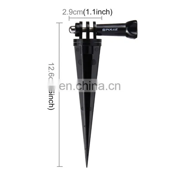 PULUZ Sandy Beach Soil Land Grassland Fixed Auxiliary Bracket Tripod Mount With Adapter & Screws photo-2