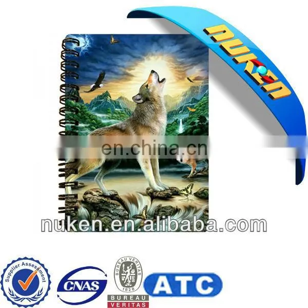 Lenticular Manufacturer Spiral Bind Note Book With High Quality photo-4