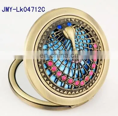 3D Hollow Decoration Antique Metal Make-up Mirror photo-4