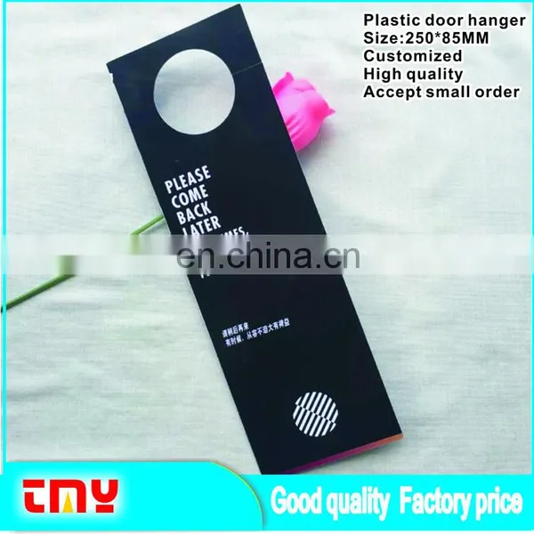 Custom Disposable Plastic Pvc Door Hanger,Wholesale Hotel Do Not Disturb Door Hanger photo-4