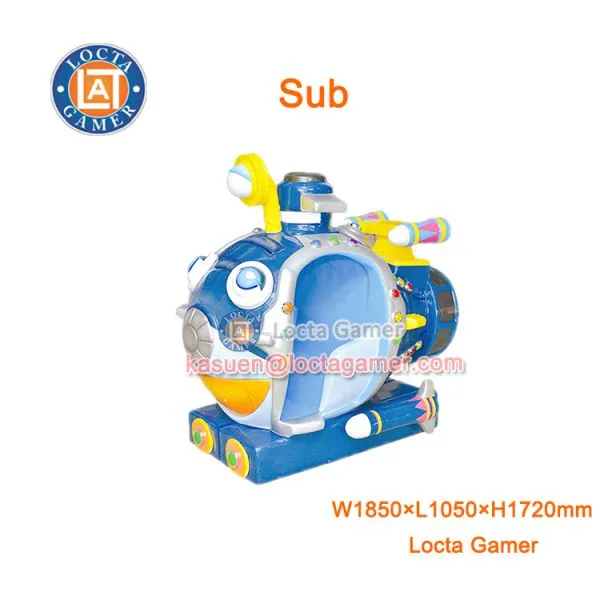 Zhongshan Amusement Kiddie Ride SUB Video Game Swing Machine Rocking Machine Car