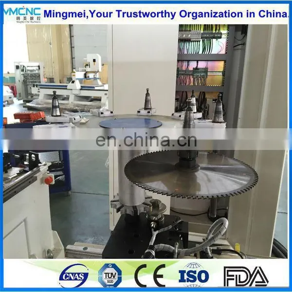 CNC Heavy Duty Grantry 4-axis Working Center for Aluminium Profile Milling Tapping photo-4