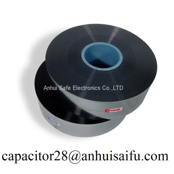 Aluminum-Zinc Alloy Metalized Polypropylene Film With Heavy Edge for Capacitor Use photo-2