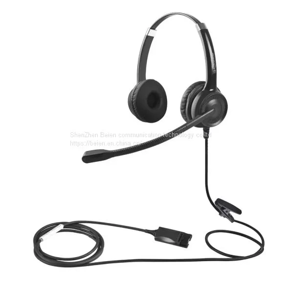 China Beien CS12 QD Telephone Call Center Headset Noise-cancelling Headset Customer Service photo-3