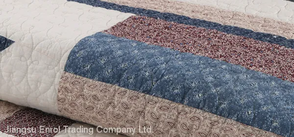 American Cotton Patchwork Bedspread 3pcs Set photo-3