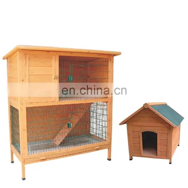 High Quality Multifunction Wholesale Pet House Outdoor Wooden Dog House
