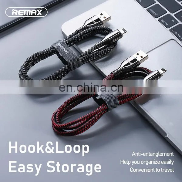 Remax RC-158 Two-color Braided Zinc Alloy Shell Mobile Phone Fast Charging Cable Fast Data Magnetic Charging Cable photo-5