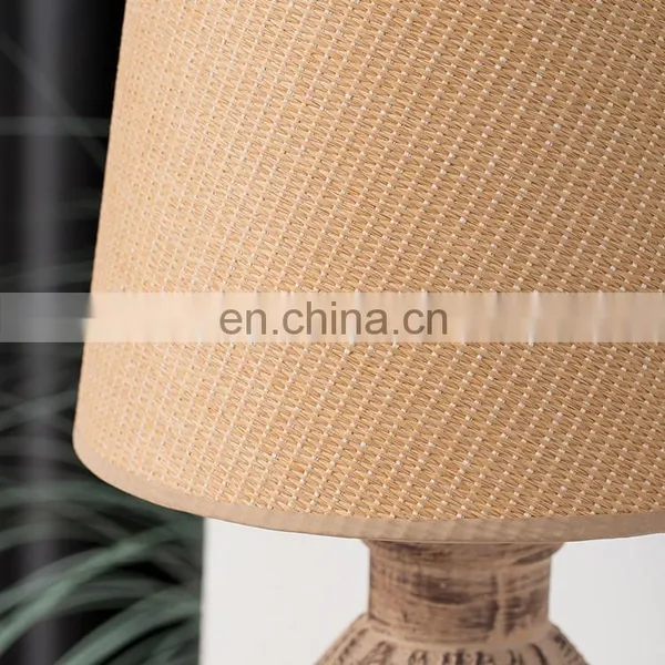 New Korean Hotel Home Decor Nightstand Lamp Exquisite Ceramic Warm Table Lamp for Bedroom photo-5