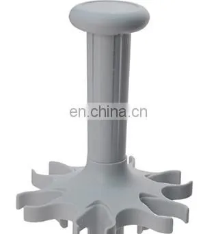 Adjustable Plastic Material Single Channel Round Holder Pipette Stand photo-6