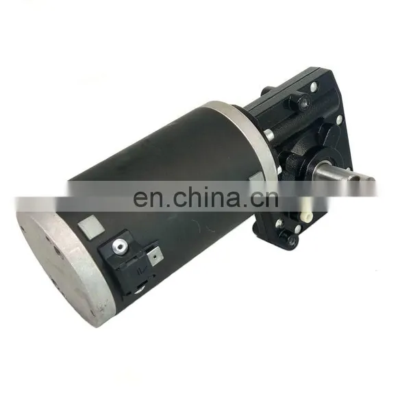 12V 24V 500W Worm Drive Dc Motor Low Rpm 200Kg cm High Torque Dc Motor photo-3