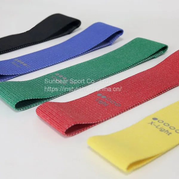 Fabric Pull up Bands Resistance Band Fitness Loops 5 Colors