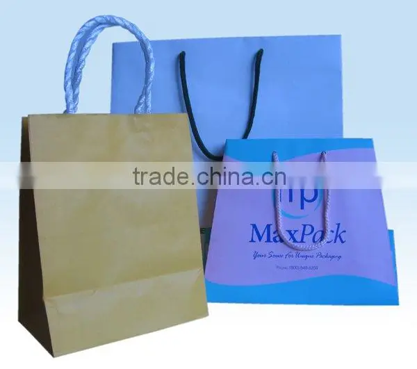 Fancy Design Kraft Paper Bag for Shopping Quality Choice photo-4