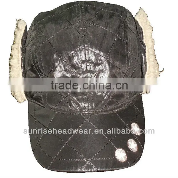 Custom Baseball Cap With Ear Muff