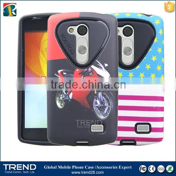for LG D295 You You Combo Kickstand Mobile Phone Cover Case photo-2