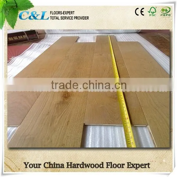Wide Plank European Oak Engineered Flooring photo-2