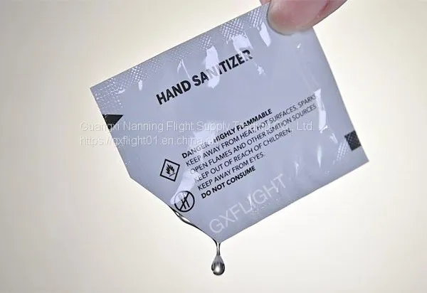 Antibacterial 75% Alcohol 1ml Hand Sanitizer Gel Sachet
