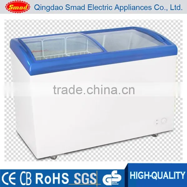 Supermarket Galss Door Ice Cream Display Deep Chest Freezer Cabinet Quality Choice photo-4