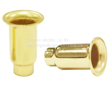 Non-standard Shaped Hollow Copper Rivet 5*14*9.5 Brass Positioning Corns Through Hole Step Rivet for PCB Board（Wechat:13510231336）