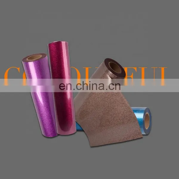 High Quality Most Fashionable Various Color Glitter Heat Transfer Vinyl for Clothing photo-3