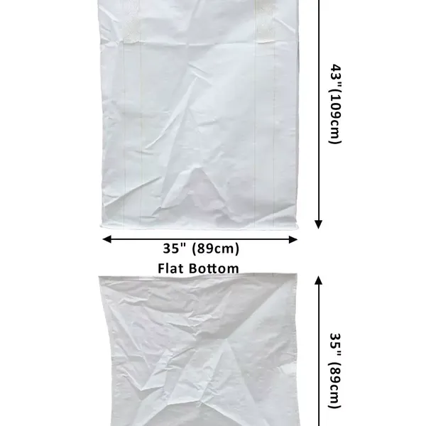 1000kgs Big Bag Plastic Jumbo Bag 1250kg Super Sack Woven Industrial Bulk Bag Baffle FIBC 1.5ton Bag for Packaging Pigment photo-2