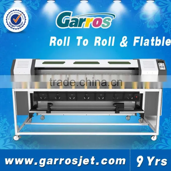 Garros Flatbed 1.8m UV Printer Roll To Roll