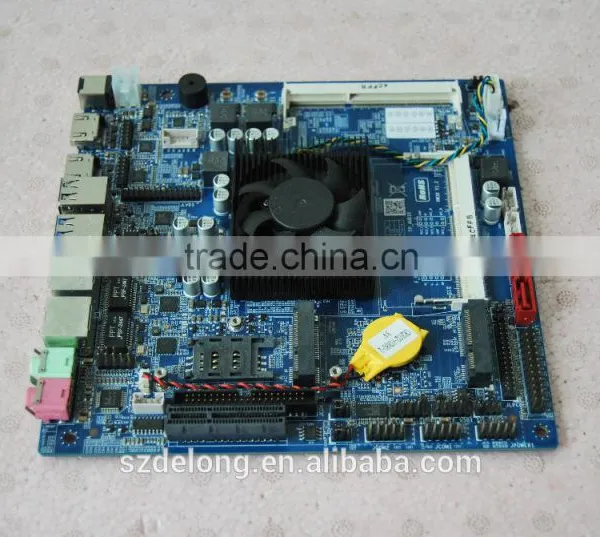 Dual HD Ports Dual Ethernet Onboard 4GB Ddr3 5th i5 5200U Motherboard,onboard i5 Low Power Micro Itx MB for AIO POS KIOSK photo-2
