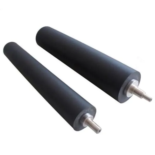 Pickling Line Squeeze Roll Acid Resistant Rubber Roller for Steel Strip Drying photo-3