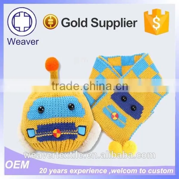 Promotion High Quality Baby Beanie Hat and Scarf for Winter photo-2