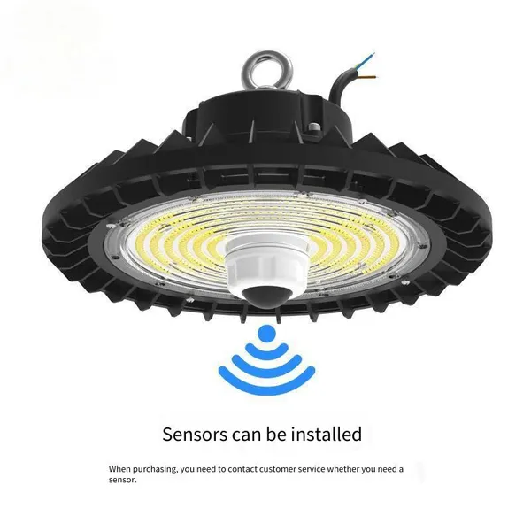 200w Led Ufo High Bay Light With Microwave Sensor, Waterproof Ceiling Light for Industrial Lighting in Warehouses and Factories photo-4