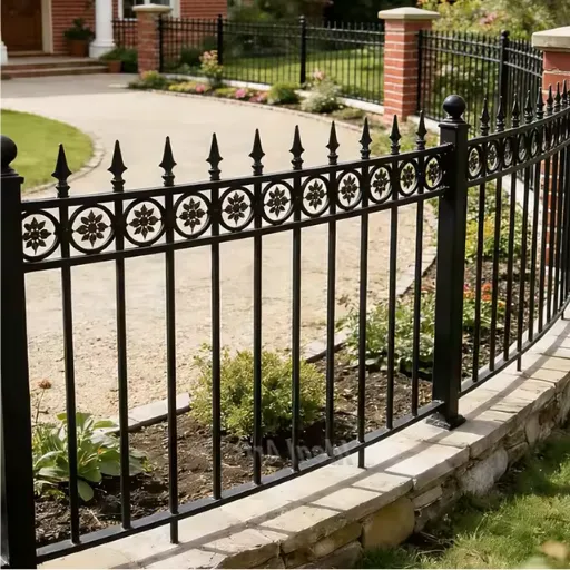 Stainless Steel Wrought Iron Fence Parts for Balcony, Garden, and Farm Security photo-3